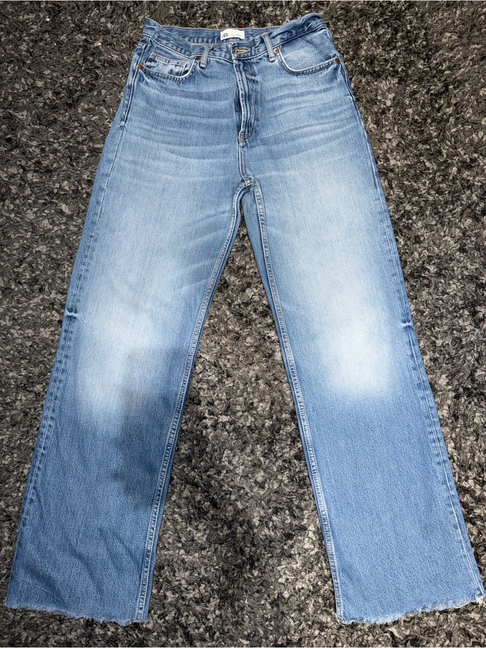 Zara High Rise Wide Leg Women's Jeans. Size: 8